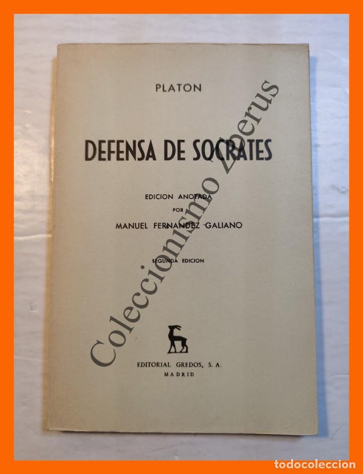 Libros de segunda mano: Defensa de Socrates - Platon - Foto 1