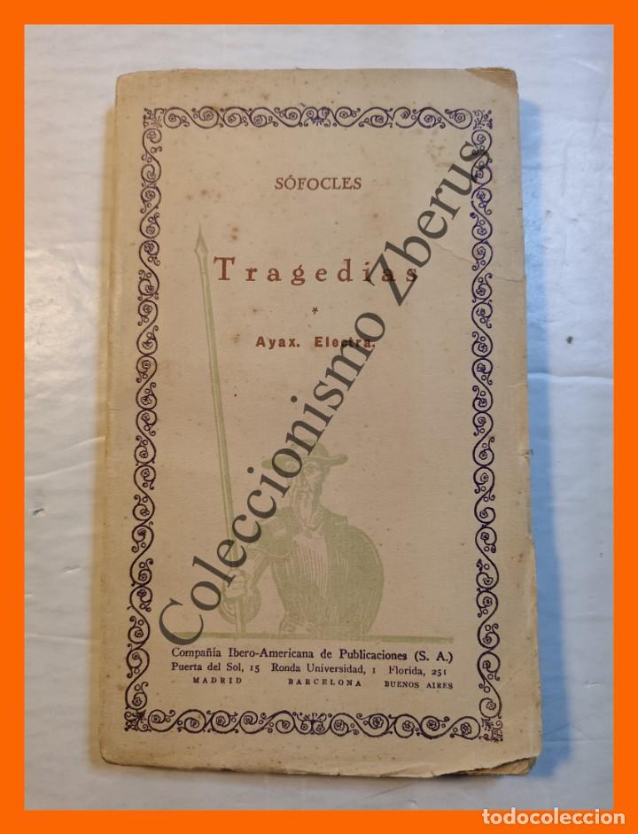 Libros de segunda mano: Tragedias I (Ayax, Electra) - Sofocles - Foto 1