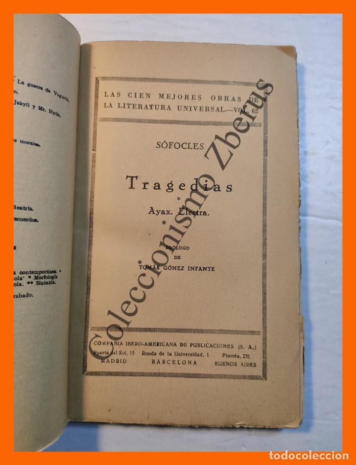 Libros de segunda mano: Tragedias I (Ayax, Electra) - Sofocles - Foto 2
