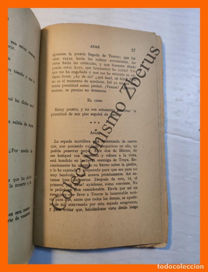 Libros de segunda mano: Tragedias I (Ayax, Electra) - Sofocles - Foto 3
