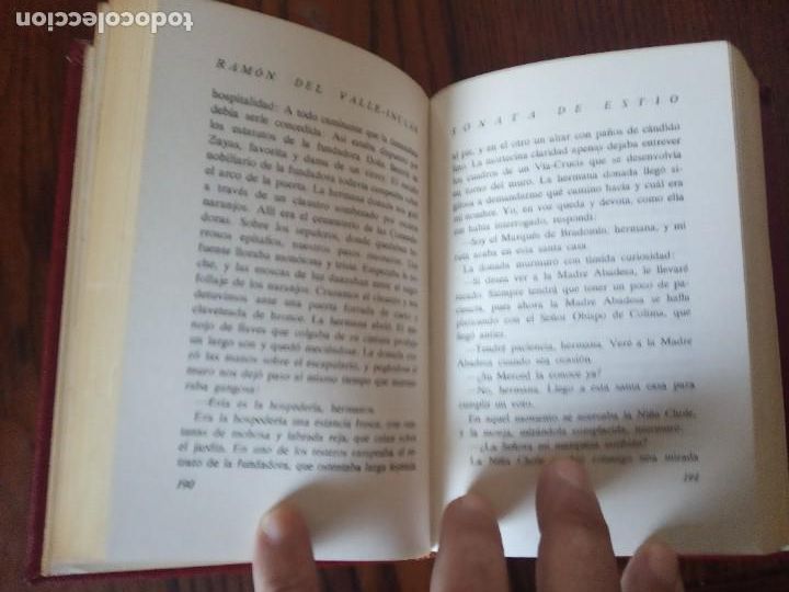 Libros de segunda mano: Sonatas.- Valle Incl&aacute;n. Espasa Calpe. 1979. - Foto 6