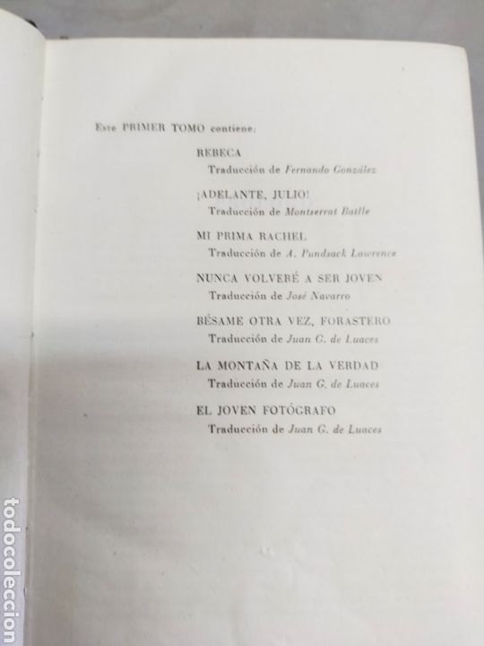 Libros de segunda mano: NIVELAS, DAPHNE DE MAURIER. ED PLANETA 1958. EN PIEL. - Foto 6