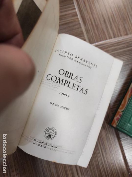 Libros de segunda mano: JACINTO BENAVENTE. OBRAS COMPLETAS I. AGUILAR - Foto 2