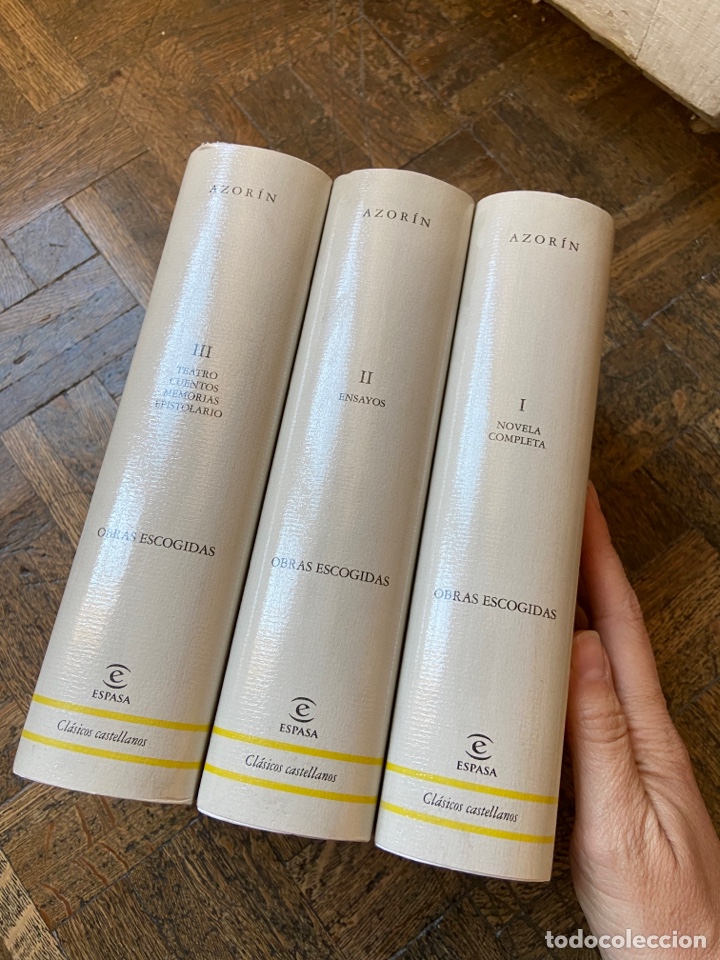 Libros de segunda mano: Azor&iacute;n - Obras Escogidas 3 vol. - Espasa (1999) env&iacute;o GRATIS - Foto 4