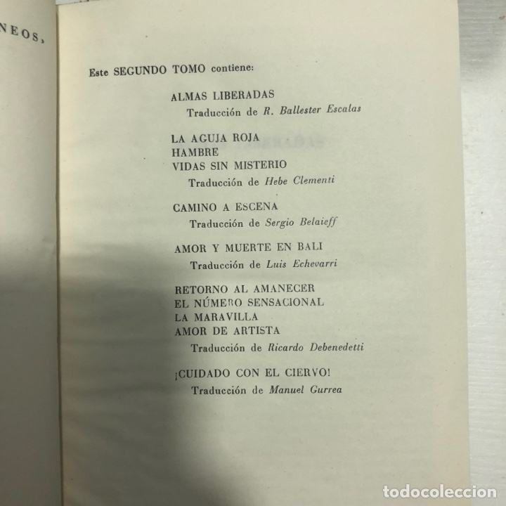 Libros de segunda mano: Novela contempor&aacute;nea 1960. Ed. Planeta. Vicky Baum - Foto 3