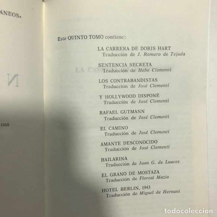 Libros de segunda mano: Novela contempor&aacute;nea 1960. Ed. Planeta. Vicky Baum - Foto 6