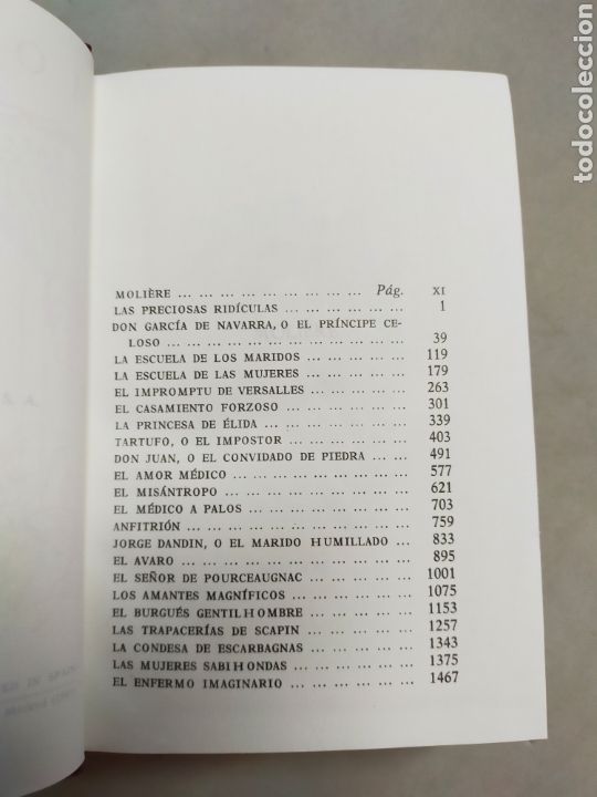 Libros de segunda mano: OBRAS INMORTALES: MOLIERE. EDAF EDICIONES 1981 - Foto 9