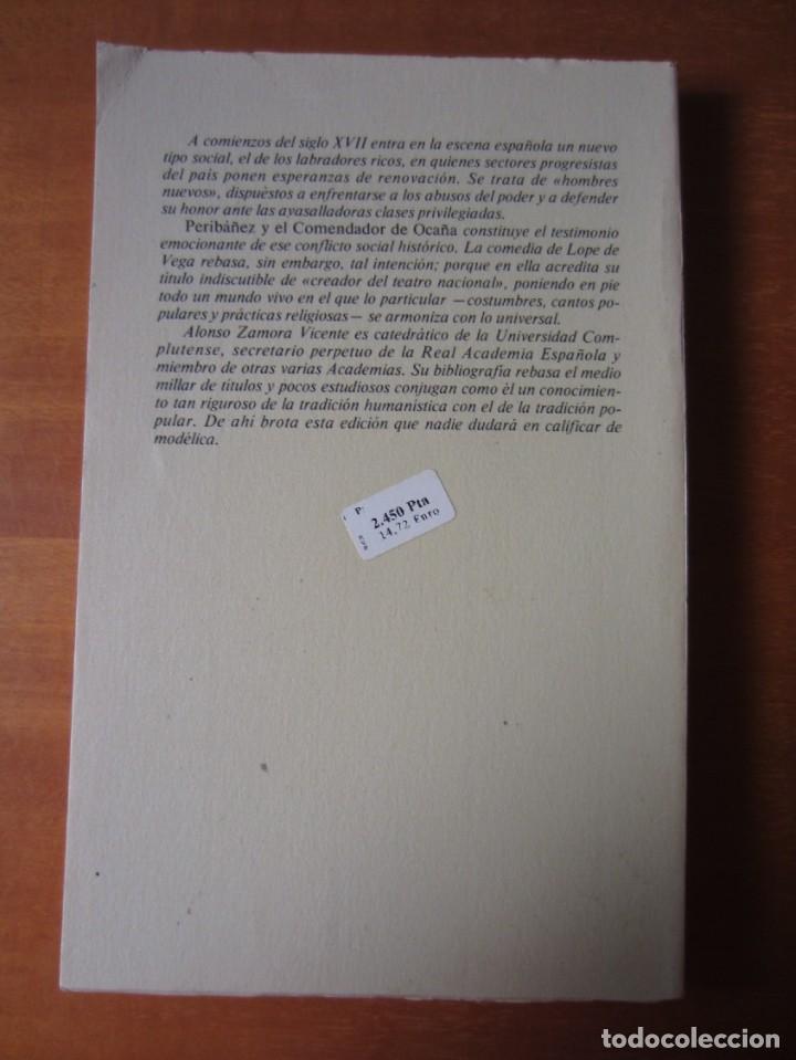 Libros de segunda mano: Perib&aacute;&ntilde;ez y el Comendador de Oca&ntilde;a (Lope de Vega) (Espasa) - Foto 2