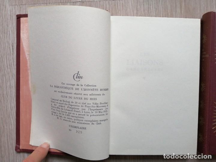 Libros de segunda mano: Les Liaisons Dangereuses. Choderlos de Laclos. N&deg; 925 /3000. 2 tomos. En frances. - Foto 6