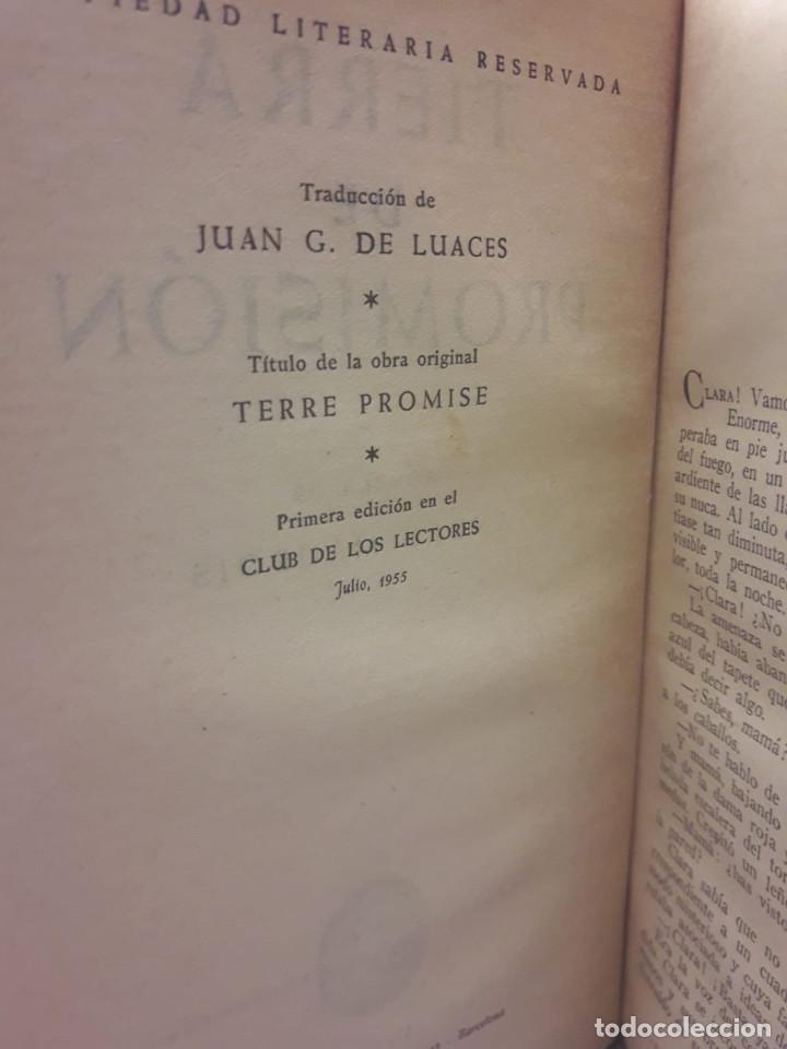 Libros de segunda mano: TIERRA DE PROMISI&Oacute;N. ANDR&Eacute; MAUROIS. A&Ntilde;O 1955 - Foto 3