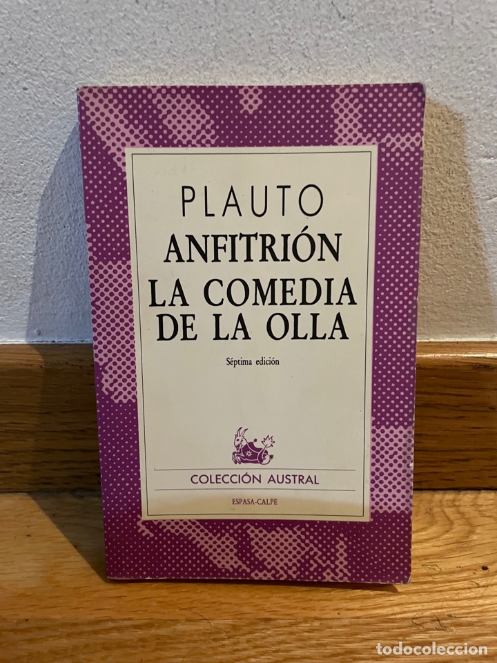 Libros de segunda mano: Plauto Anfitri&oacute;n La comedia de la olla - Foto 1
