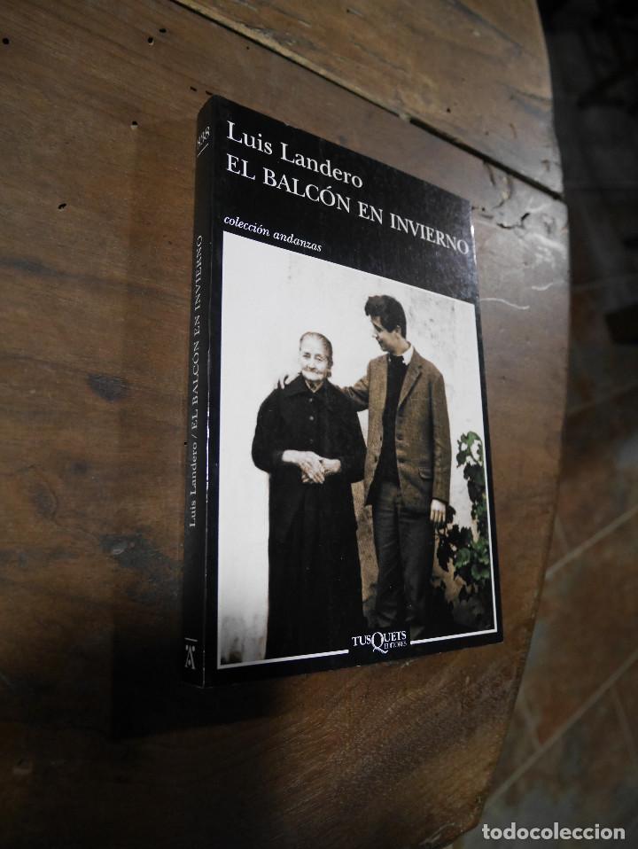 Libros de segunda mano: El balc&oacute;n en invierno, Luis Landero. - Foto 1