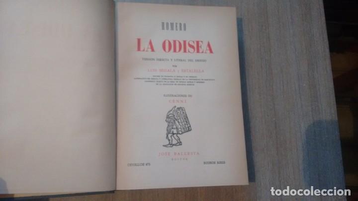 Libros de segunda mano: HOMERO - LA ODISEA - Foto 3