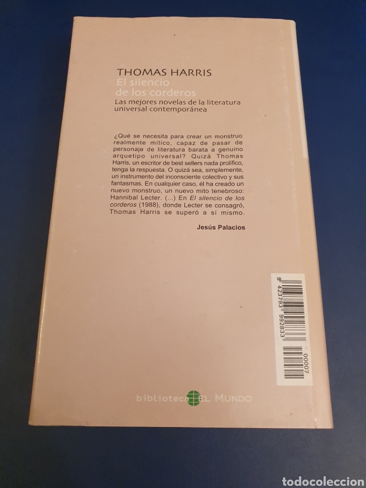 Libros de segunda mano: EL SILENCIO DE LOS CORDEROS THOMAS HARRIS BIBLIOTECA EL MUNDO 7 - Foto 2
