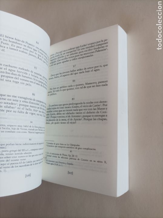Libros de segunda mano: Epigramas completos / Marcial. Edici&oacute;n de Dulce Estefan&iacute;a - Foto 3