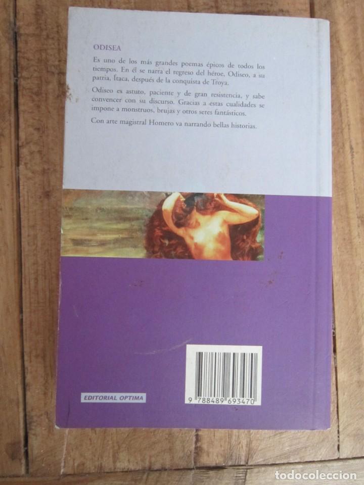 Libros de segunda mano: ODISEA. HOMERO. EDITORIAL OPTIMA, 1998 INTRODUCCI&Oacute;N ANTONIO L&Oacute;PEZ EIRE. - Foto 2