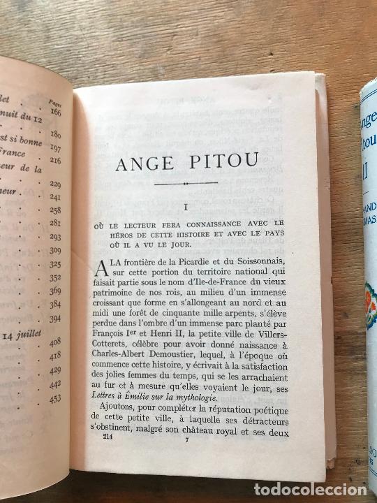 Libros de segunda mano: ALEXANDRE DUMAS. AMGE PITOU. 2 TOMOS. (LIBRO EN FRANC&Eacute;S). - Foto 5