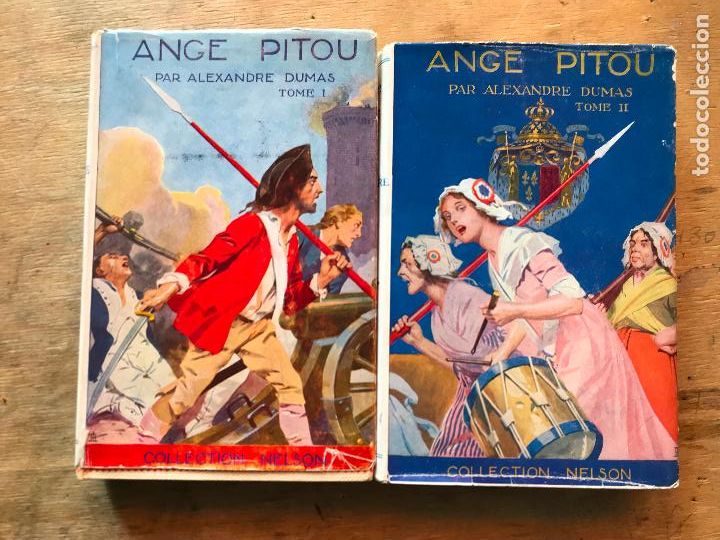 Libros de segunda mano: ALEXANDRE DUMAS. AMGE PITOU. 2 TOMOS. (LIBRO EN FRANC&Eacute;S). - Foto 1