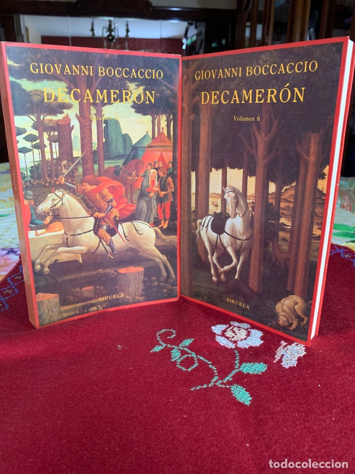 Libros de segunda mano: Decamer&oacute;n . Volumen I y II. Giovanni Boccaccio. - Foto 2