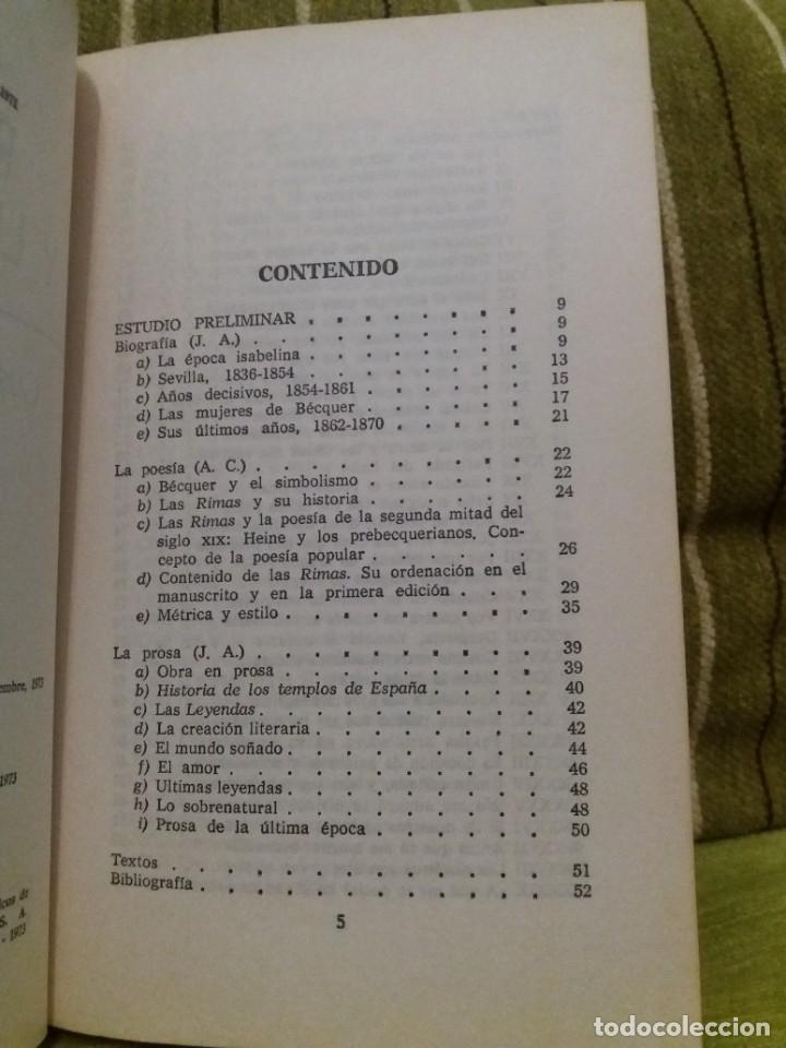 Libros de segunda mano: RIMAS Y LEYENDAS B&eacute;cquer - Foto 4
