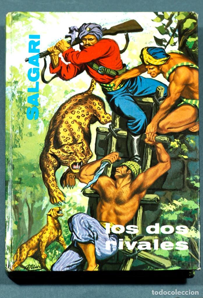 Libros de segunda mano: EMILIO SALGARI. LOS DOS RIVALES. N&ordm; 4 COL. SALGARI. ED. GAHE. 1970. - Foto 1