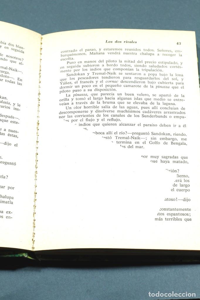Libros de segunda mano: EMILIO SALGARI. LOS DOS RIVALES. N&ordm; 4 COL. SALGARI. ED. GAHE. 1970. - Foto 3
