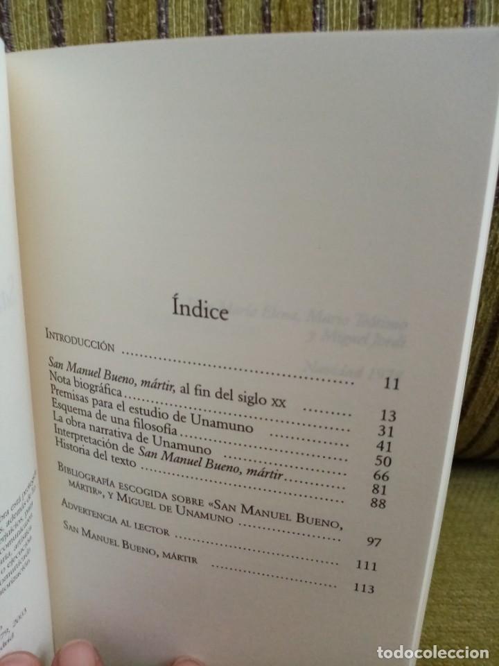 Libros de segunda mano: SAN MANUEL BUENO M&Aacute;RTIR - Foto 4