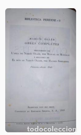 Libros de segunda mano: OBRES COMPLETES - NARCIS OLLER - Foto 7