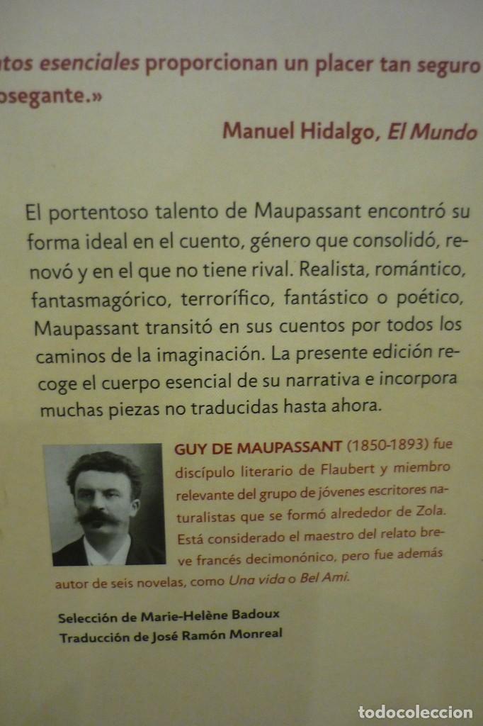 Libros de segunda mano: GUY DE MAUPASSANT: CUENTOS ESENCIALES. - Foto 5