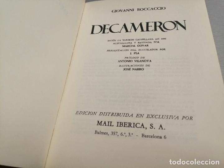 Libros de segunda mano: DECAMERON / GIOVANNI BOCCACCIO / EDICIONES NAUTA 1968 - Foto 2 - 303394933