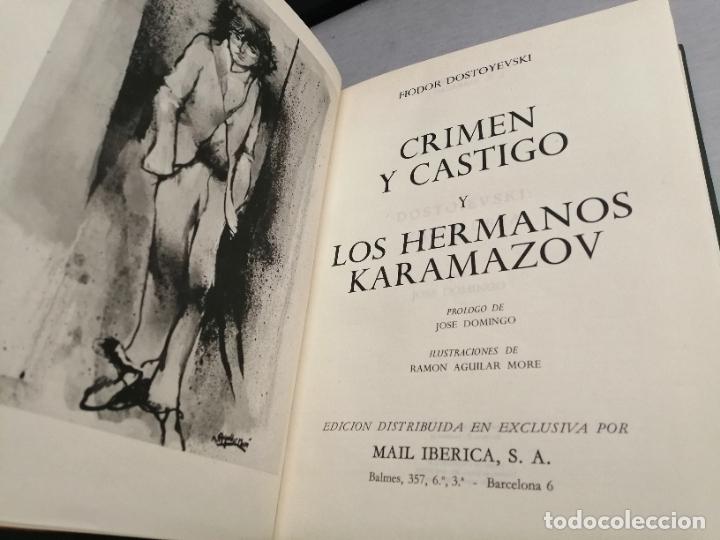 Libros de segunda mano: CRIMEN Y CASTIGO - LOS HERMANOS KARAMAZOV / FIODOR DOSTOYEVSVKI / EDICIONES NAUTA 1968 - Foto 2 - 303395358