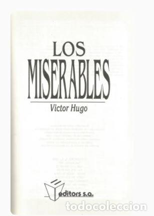 Libros de segunda mano: LOS MISERABLES - Victor Hugo - Foto 3