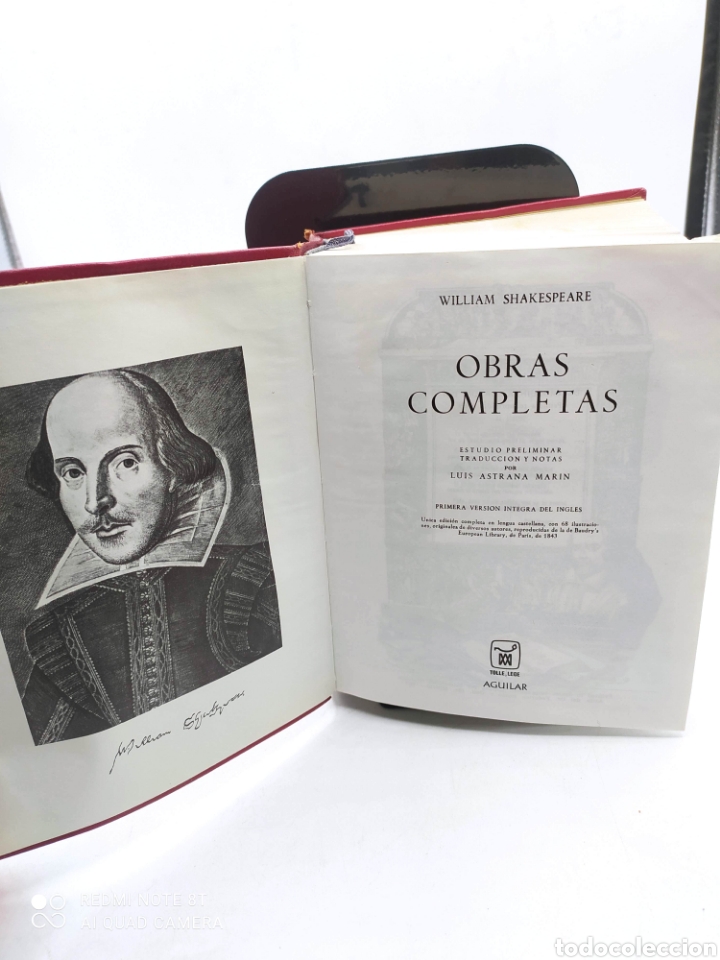 Libros de segunda mano: William Shakespeare .Obras completas 1967 Aguilar - Foto 4 - 303588408