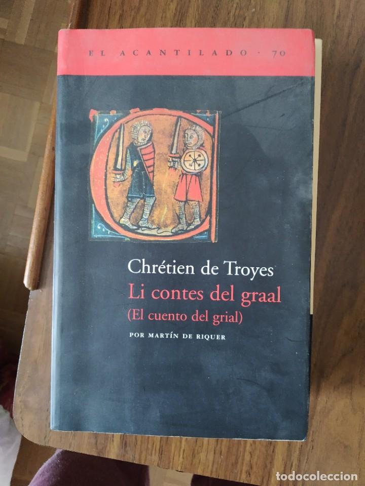 Libros de segunda mano: Chr&eacute;tien de Troyes - Li Contes del Graal (El cuento del Grial) - Foto 1
