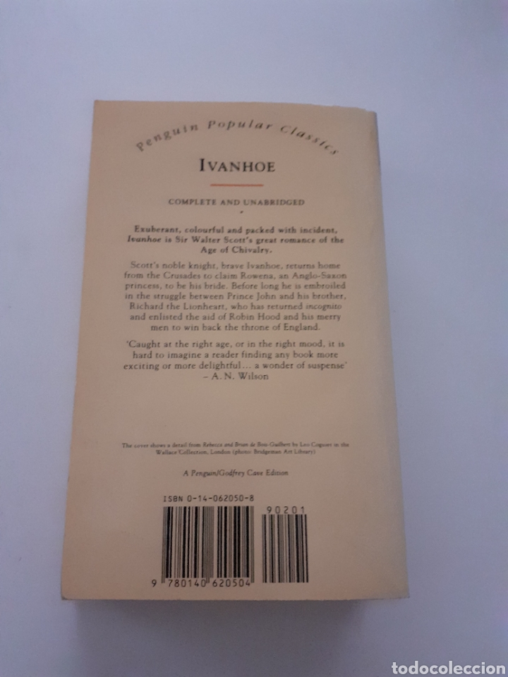 Libros de segunda mano: Ivanhoe, Sir Walter Scott, ingl&eacute;s 1994 - Foto 2