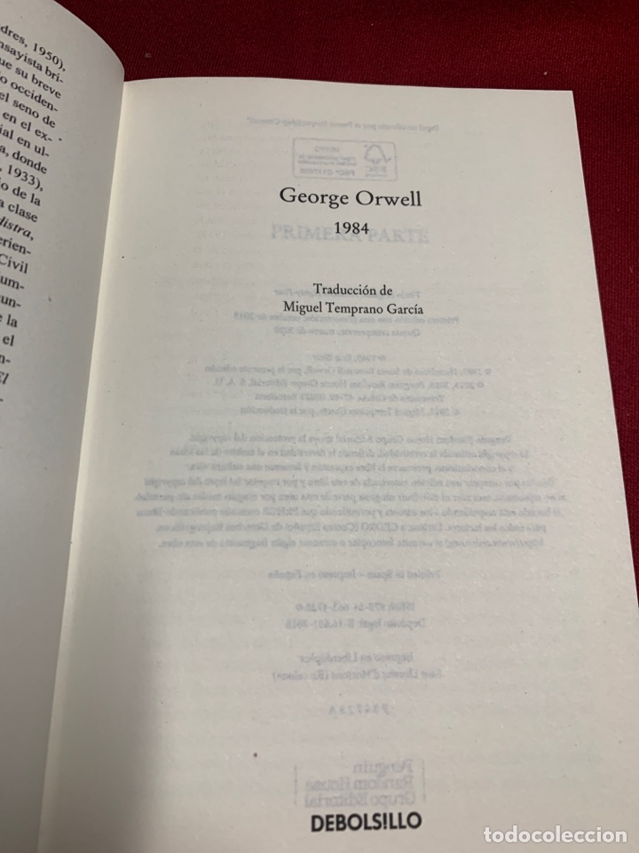 Libros de segunda mano: 1984. George Orwell. - Foto 4