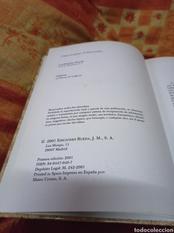 Libros de segunda mano: Novela El abuelo.Benito P&eacute;rez Gald&oacute;s. - Foto 2