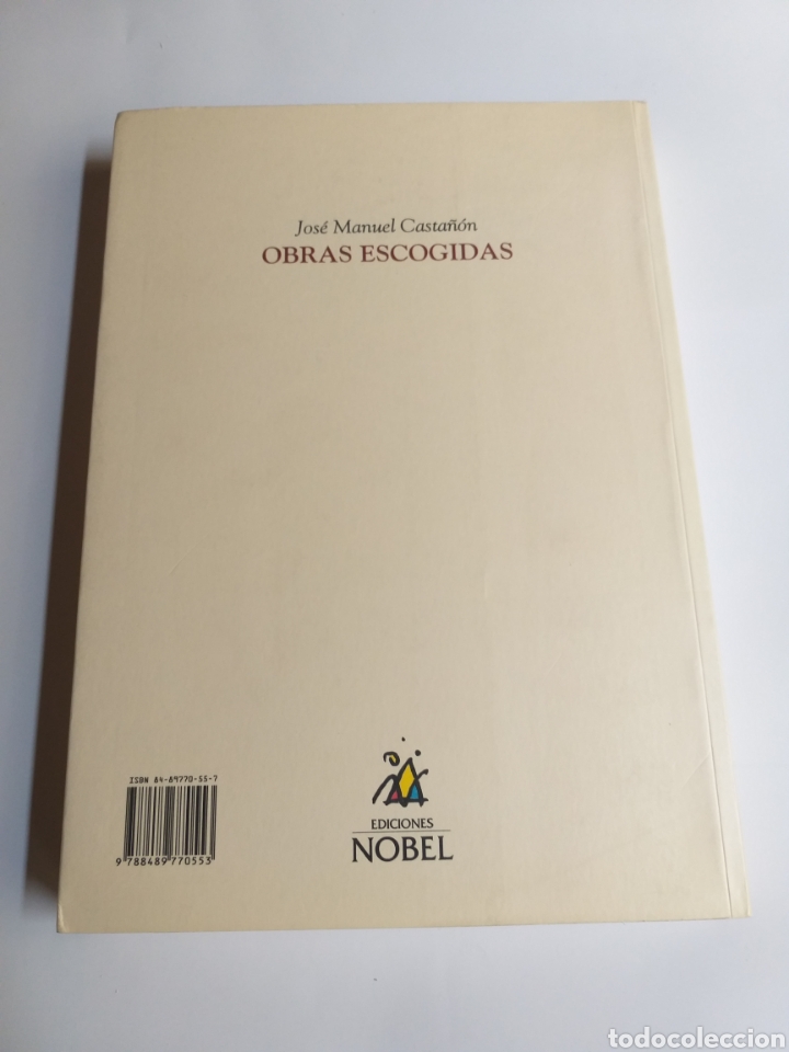 Libros de segunda mano: Obras escogidas Jos&eacute; Manuel Casta&ntilde;&oacute;n . Ediciones Nobel - Foto 6