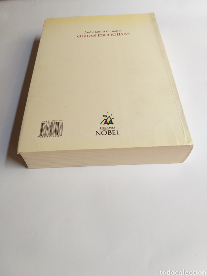 Libros de segunda mano: Obras escogidas Jos&eacute; Manuel Casta&ntilde;&oacute;n . Ediciones Nobel - Foto 19