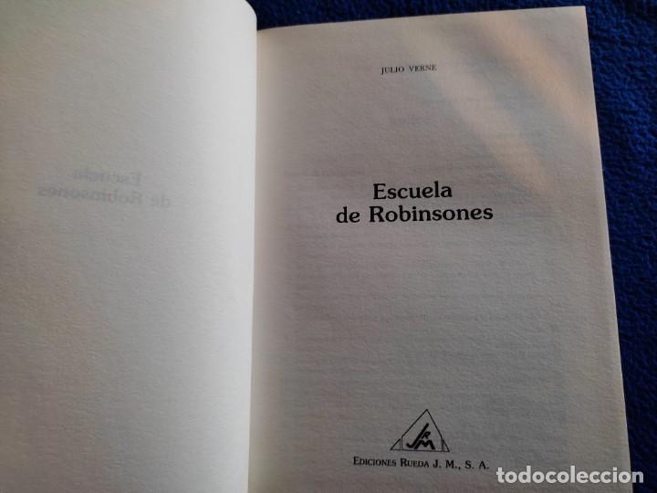 Libros de segunda mano: Escuela de Robinsones Julio Verne Ediciones Rueda A&ntilde;o 2000 - Foto 3