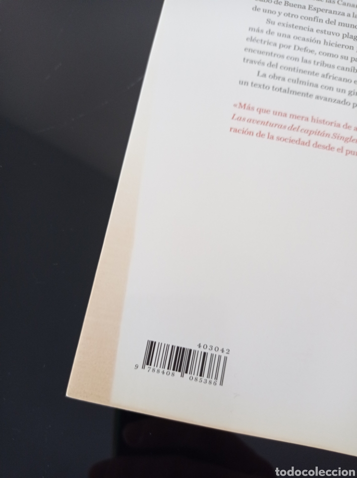 Libros de segunda mano: LAS AVENTURAS DEL CAPIT&Aacute;N SINGLETON - DANIEL DEFOE - BACKLIST - Foto 5