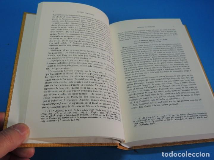 Libros de segunda mano: PLAT&Oacute;.- DI&Agrave;LEGS. DEFENSA DE S&Ograve;CRATES. CRIT&Oacute; EUT&Iacute;FRON. LAQUES - Foto 4
