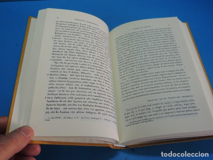 Libros de segunda mano: PLAT&Oacute;.- DI&Agrave;LEGS. DEFENSA DE S&Ograve;CRATES. CRIT&Oacute; EUT&Iacute;FRON. LAQUES - Foto 5