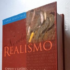Libros de segunda mano: NOVELA REALISMO. OBRAS MAESTRAS: CRIMEN Y CASTIGO, LOS VAGABUNDOS, EUGENIA GRANDET. EDIMAT, 2006.. Lote 307286223