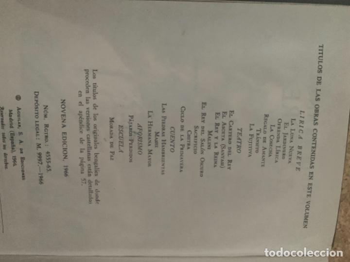 Libros de segunda mano: Obra escogida de Rabindranaz Tagore (Bols 15) - Foto 3