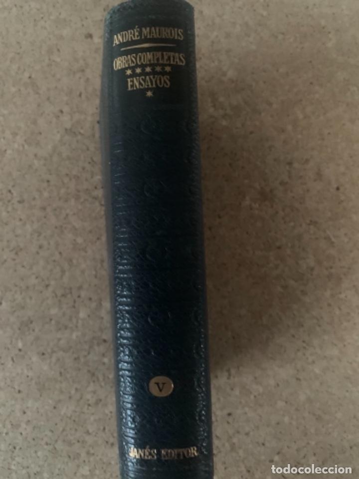 Libros de segunda mano: Obras completas de Andr&eacute; Maurois, tomoV ensayos(Bols, 15) - Foto 1