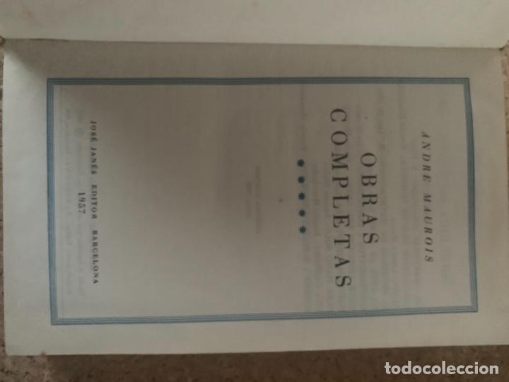 Libros de segunda mano: Obras completas de Andr&eacute; Maurois, tomoV ensayos(Bols, 15) - Foto 2