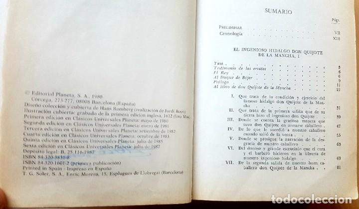 Libros de segunda mano: Don Quijote de la Mancha - Foto 4