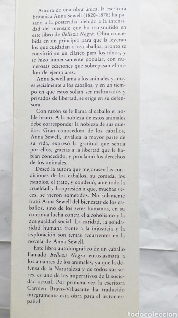 Libros de segunda mano: Belleza Negra. Anna Sewell. - Foto 3