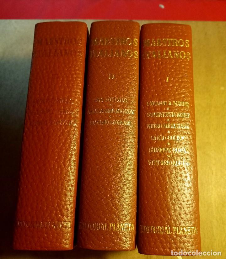 Libros de segunda mano: MAESTROS ITALIANOS (3 TOMOS) - PLANETA - Foto 1